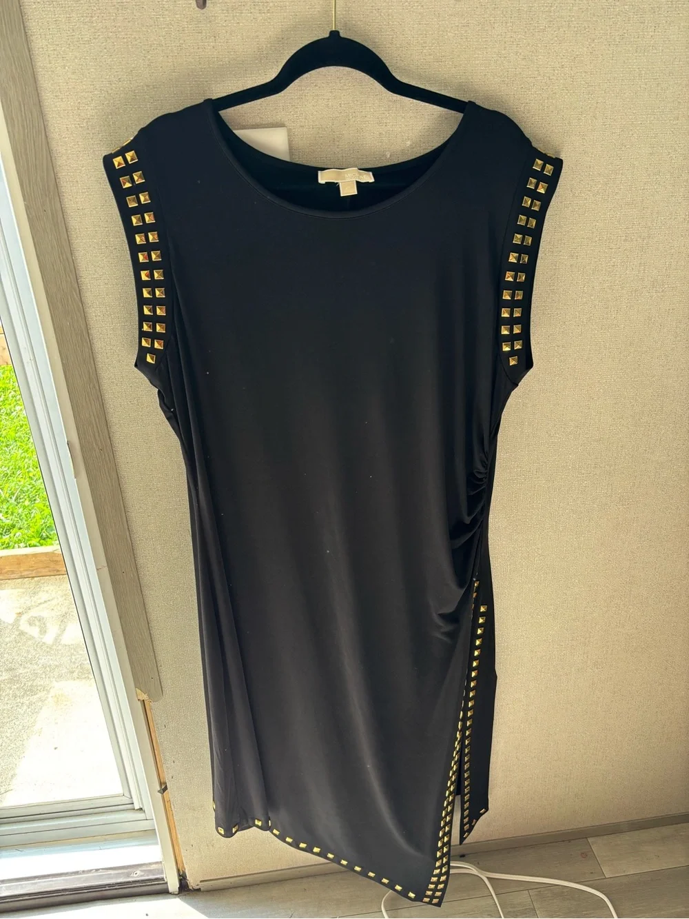 MICHAEL Michael Kors Studded Matte Jersey Dress